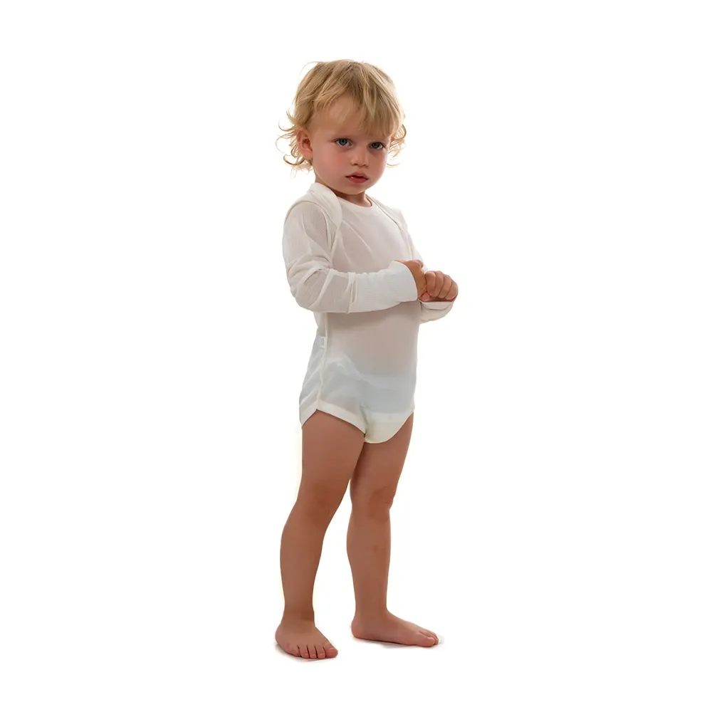 DermaSilk eldivenli bebek body